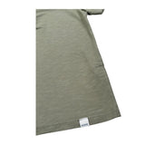 Please T-Shirt Tinta Unita con Bottoni per Bambino ME07030B72 VERDE PLEASE 