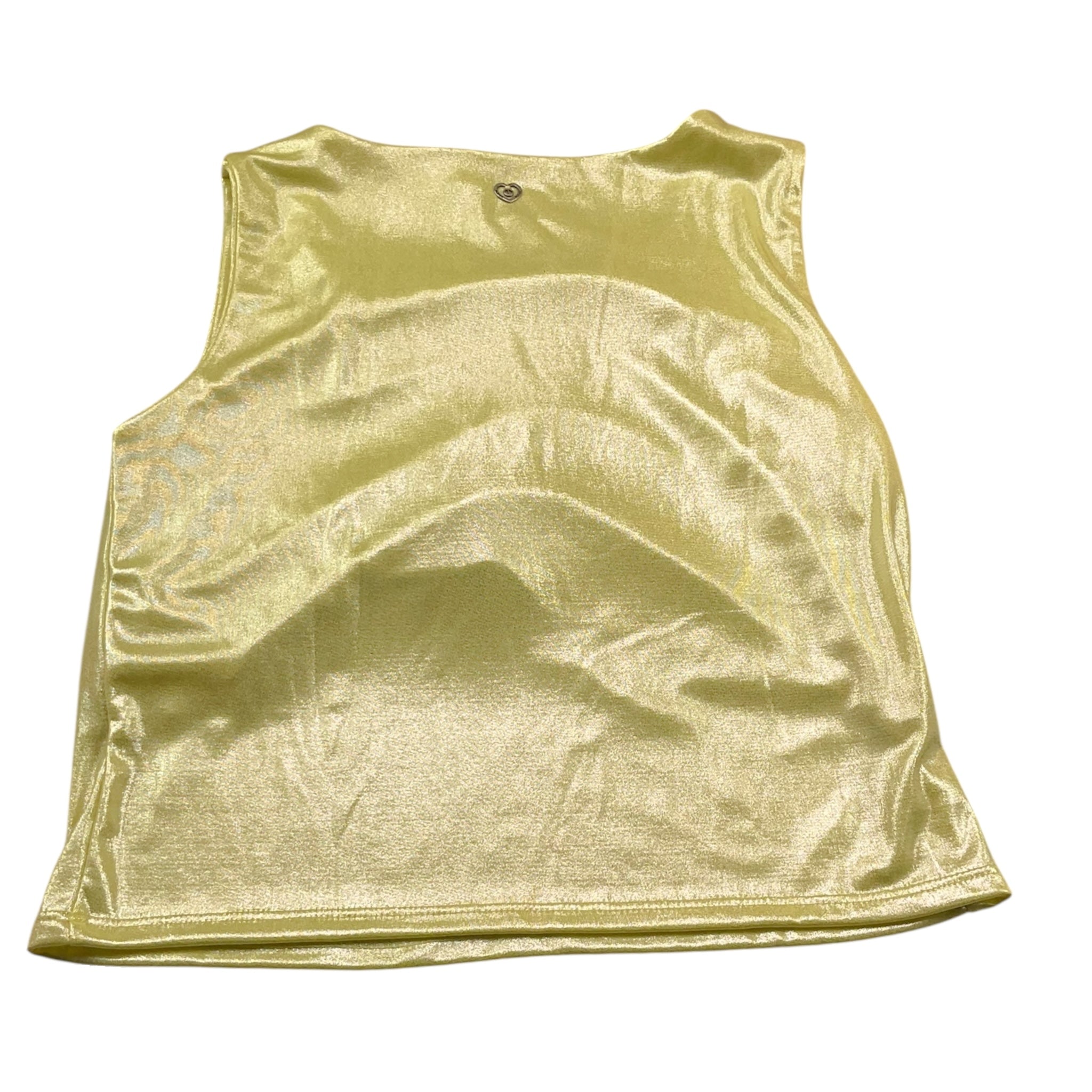 Please Top Giromanica Tinta Unita per Bambina MO05032G73 GIALLO PLEASE 