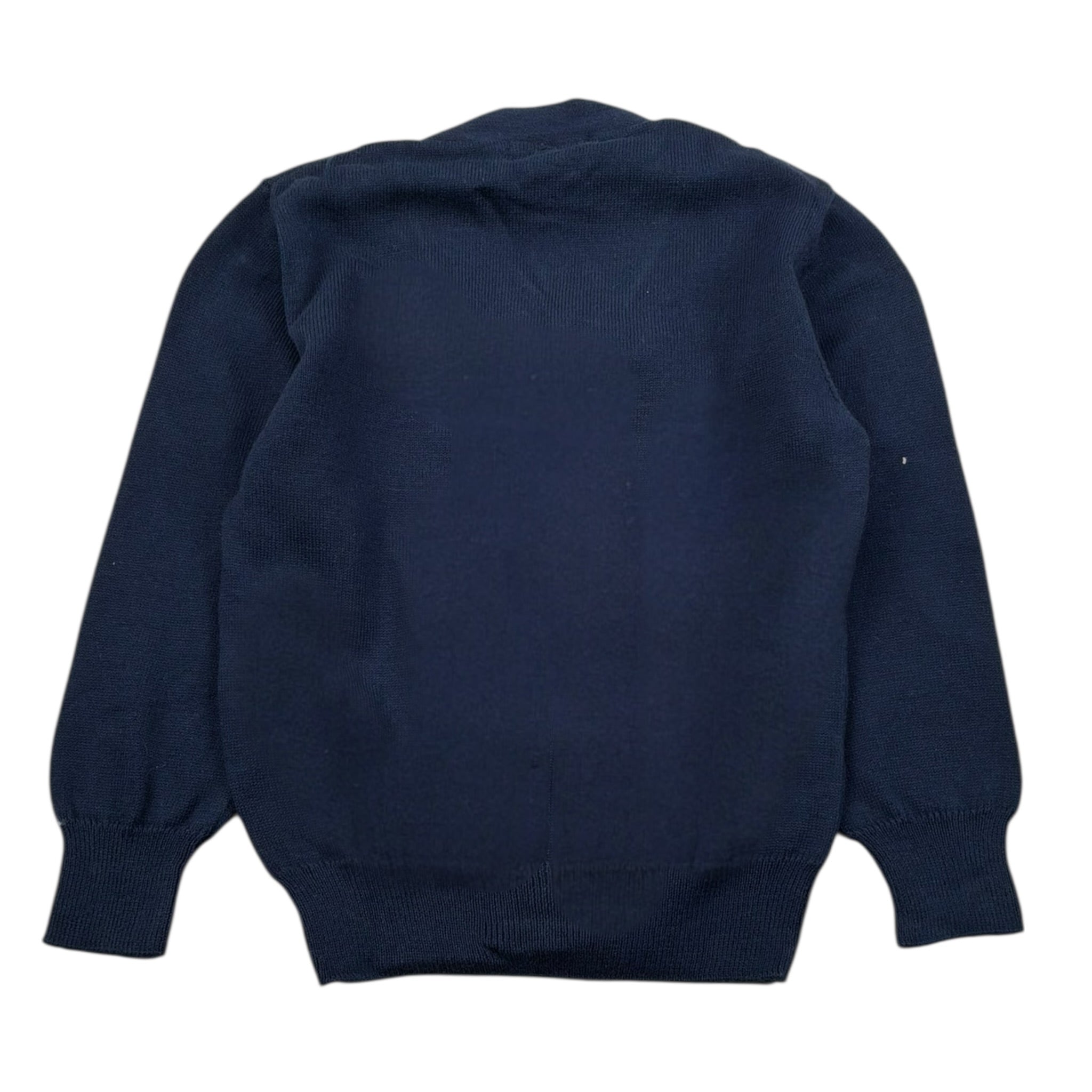 Please Cardigan Tinta Unita con Bottoni per Neonato NB03230B73 BLU PLEASE 