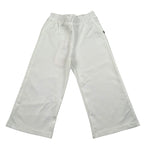 Please Pantalone Tinta Unita con Elastico In Vita per Bambina PE51172G73J PANNA PLEASE 