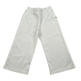 Please Pantalone Tinta Unita con Elastico In Vita per Bambina PE51172G73J PANNA PLEASE 