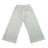 Please Pantalone Tinta Unita con Elastico In Vita per Bambina PE51172G73J PANNA PLEASE 