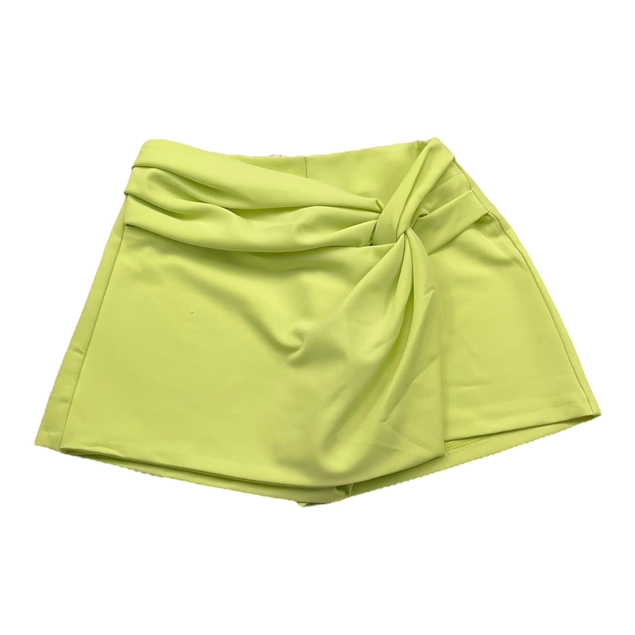 Please Short Tinta Unita Modello Gonna per Bambina RE05132G73 VERDE PLEASE 