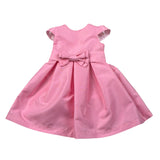 Pure Firenze Abito Cerimonia Tinta Unita Mezza Manica per Neonata PC03223 ROSA PURE FIRENZE 