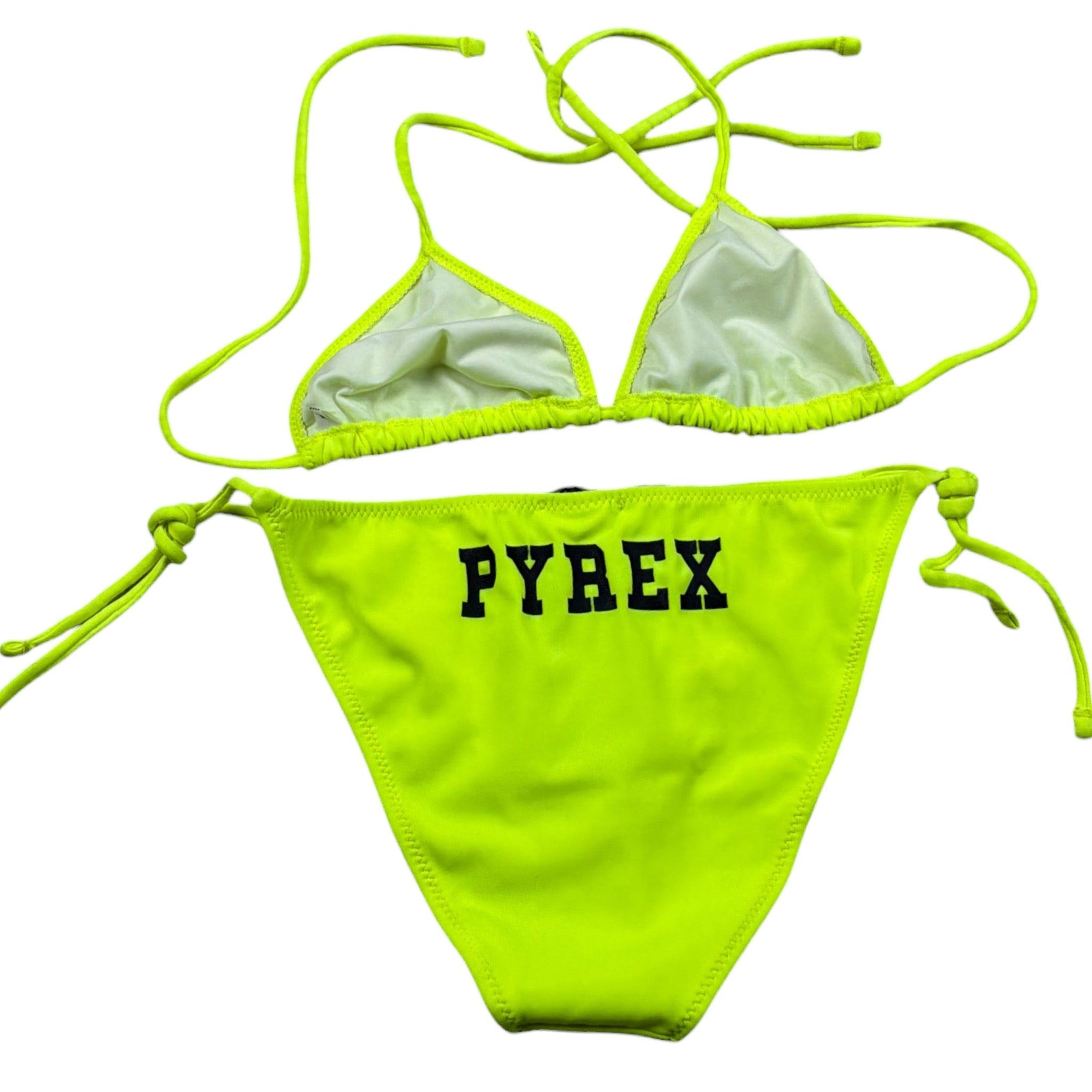 Pyrex Costume 2 Pezzi Triangolo-Mutandina Giallo Fluo per Bambina 028284 GIALLO FLUO PYREX 