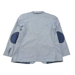Qdk Giacca Tinta Unita con Microfantasia per Bambino 707919 AZZURRO QDK 