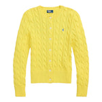 Ralph Lauren Cardigan Tinta Unita con Trecce per Bambina 312543047066 GIALLO RALPH LAUREN 