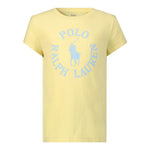 Ralph Lauren T-Shirt Girocollo Tinta Unita con Stampa per Bambino 313903863003 GIALLO RALPH LAUREN 