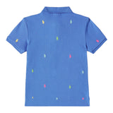 Ralph Lauren Polo Mezza Manica con Loghi per Neonato 320882605006 AZZURRO RALPH LAUREN 