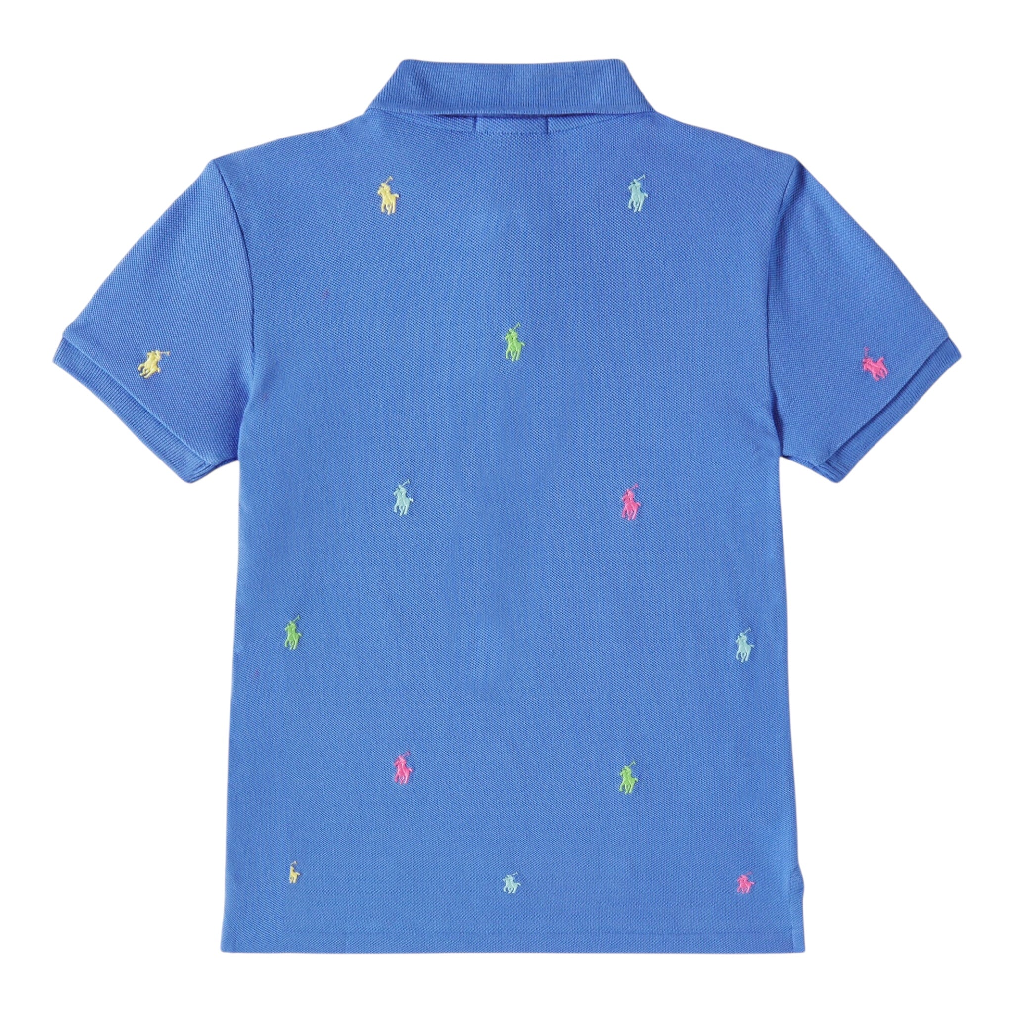 Ralph Lauren Polo Mezza Manica con Loghi per Neonato 320882605006 AZZURRO RALPH LAUREN 