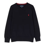Ralph Lauren Maglia Girocollo Tinta Unita con Stampa per Neonato 321799887031N BLU RALPH LAUREN 