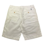 Ralph Lauren Bermuda Tinta Unita con Logo per Bambino 323932984001 BIANCO RALPH LAUREN 