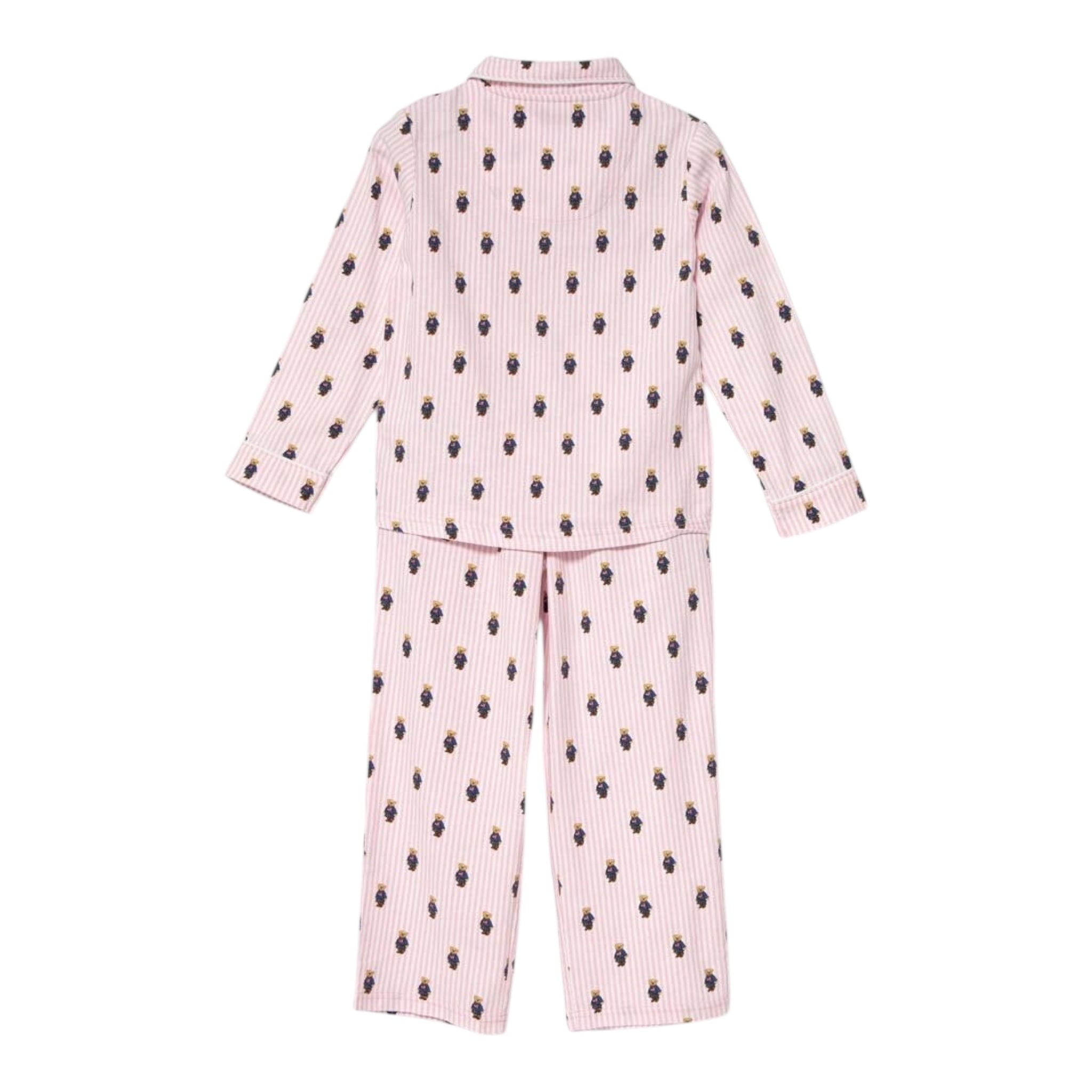 Ralph Lauren Completo 2 Pezzi Pigiama Shirt-Pantalone per Bambina 4P0143 ROSA RALPH LAUREN 