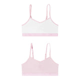 Ralph Lauren Set 2 Top Bicolore per Bambina 4P5017 BIANCO/ROSA RALPH LAUREN 