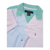 Ralph Lauren Completo 2 Pezzi Pigiama Camicia-Shorts  per Bambina 9P01400 MULTICOLOR RALPH LAUREN 