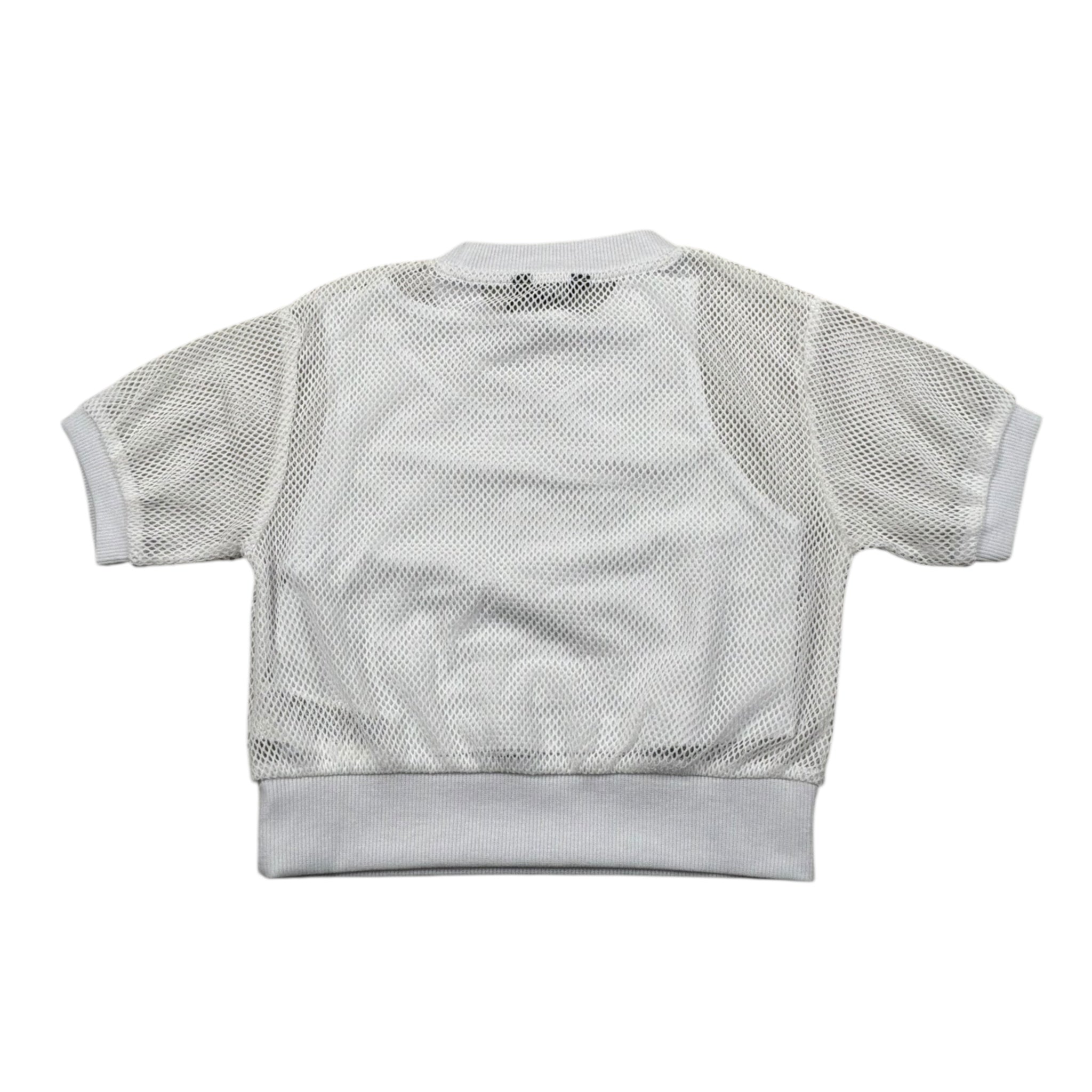 Refrigiwear T-Shirt Girocollo Tinta Unita Trafrato per Bambina 344MRFJS25 BIANCO REFRIGIWEAR 