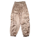 Relish Pantalone Tinta Unita con Elastico In Vita per Bambina RGP2407055008 BEIGE RELISH 