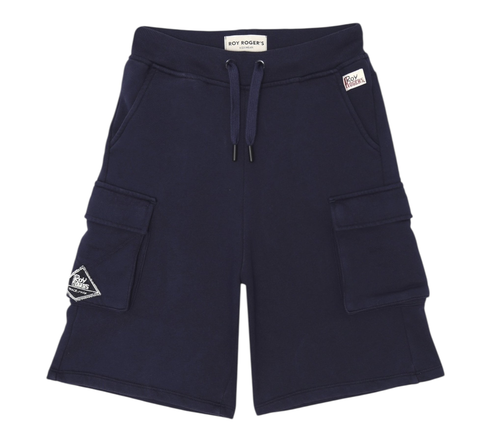 Roy Roger'S Bermuda In Felpa Tinta Unita per Bambino RB121 BLU ROY ROGER'S 