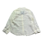 Saint Barth Camicia Tinta Unita con Stampa per Bambino 00814LL GIALLO SAINT BARTH 
