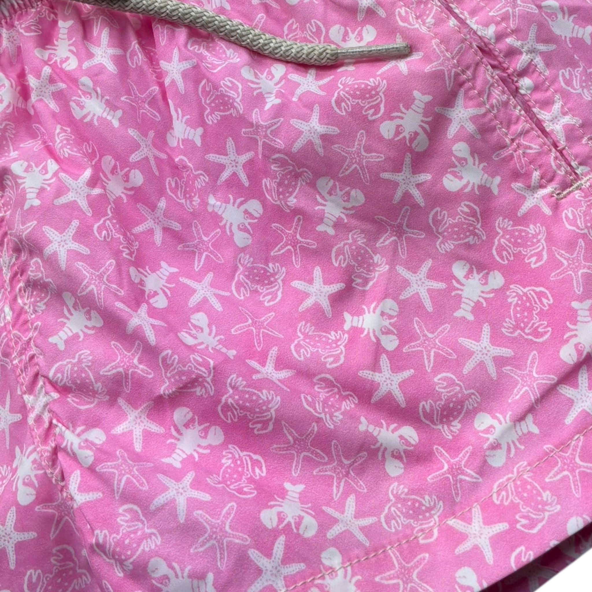 Saint Barth Costume Modello Boxer Tinta Unita con Stampa per Bambino 00996L ROSA SAINT BARTH 