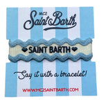 Saint Barth Bracciale Bicolore con Brillantini per Bambina 01104L PANNA SAINT BARTH 