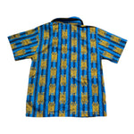 Saint Barth Camicia Mezza Manica Tinta Unita con Stampa per Bambino 01130L COBALTO SAINT BARTH 