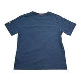 Saint Barth T-Shirt Girocollo Tinta Unita con Stampa per Bambino 01216L BLU SAINT BARTH 