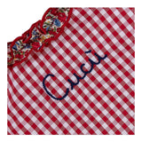 Saint Barth Completo 2 Pezzi Camicia-Coulotte Bicolore per Neonata ABB00022 ROSSO SAINT BARTH 