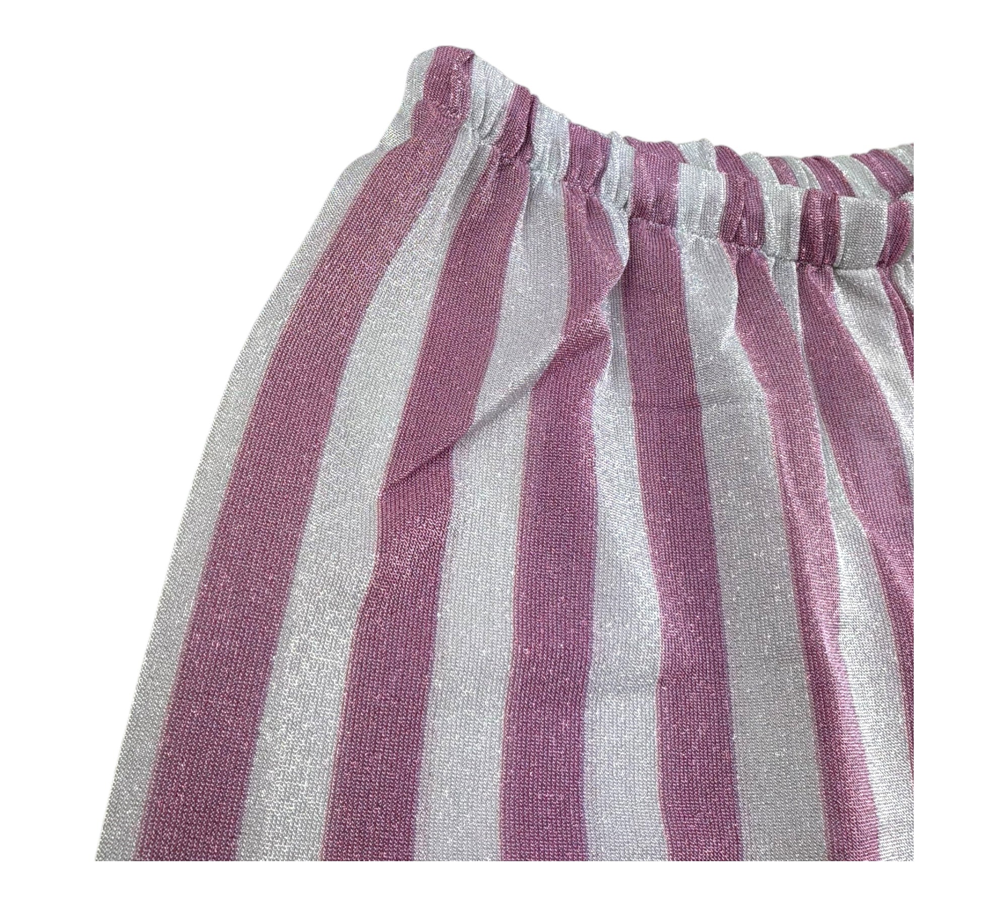Saint Barth Pantalone Fantasia A Righe per Bambina AMALIA GRIGIO SAINT BARTH 