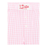 Saint Barth Short Fantasia Quadretti  per Bambina BXY0010366 ROSA SAINT BARTH 