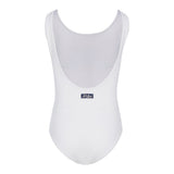 Saint Barth Costume Intero Tinta Unita con Brillantini per Neonata CARA00101N BIANCO SAINT BARTH 