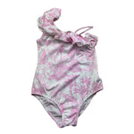 Saint Barth Costume Intero Monospalla Tinta Unita per Bambina CARIN1 BIANCO SAINT BARTH 
