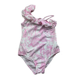 Saint Barth Costume Intero Monospalla Tinta Unita per Bambina CARIN1 BIANCO SAINT BARTH 