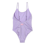 Saint Barth Costume Intero Tinta Unita con Brillantini per Bambina CEC00050034 LILLA SAINT BARTH 