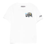Saint Barth T-Shirt Girocollo Tinta Unita con Stampa per Bambino CPTGAN BIANCO SAINT BARTH 