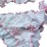 Saint Barth Costume 2 Pezzi Triangolo-Slip per Bambina CRIS01 BIANCO SAINT BARTH 