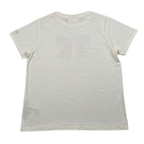 Saint Barth T-Shirt Girocollo Tinta Unita con Stampa per Bambina ELLY0001 PANNA SAINT BARTH 