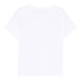 Saint Barth T-Shirt Girocollo Tinta Unita con Stampa per Bambina ELLY001XXJ BIANCO SAINT BARTH 
