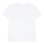 Saint Barth T-Shirt Girocollo Tinta Unita con Logo per Bambina ELLY0013 BIANCO SAINT BARTH 
