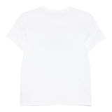Saint Barth T-Shirt Girocollo Tinta Unita con Logo per Bambina ELLY0013 BIANCO SAINT BARTH 