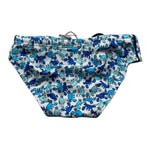 Saint Barth Costume Modello Slip Tinta Unita con Fantasia per Bambino GRANKY BIANCO SAINT BARTH 