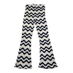 Saint Barth Pantalone Multifantasia Modello Palazzo per Bambina GWENDAXX BLU SAINT BARTH 