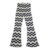Saint Barth Pantalone Multifantasia Modello Palazzo per Bambina GWENDAXX BLU SAINT BARTH 