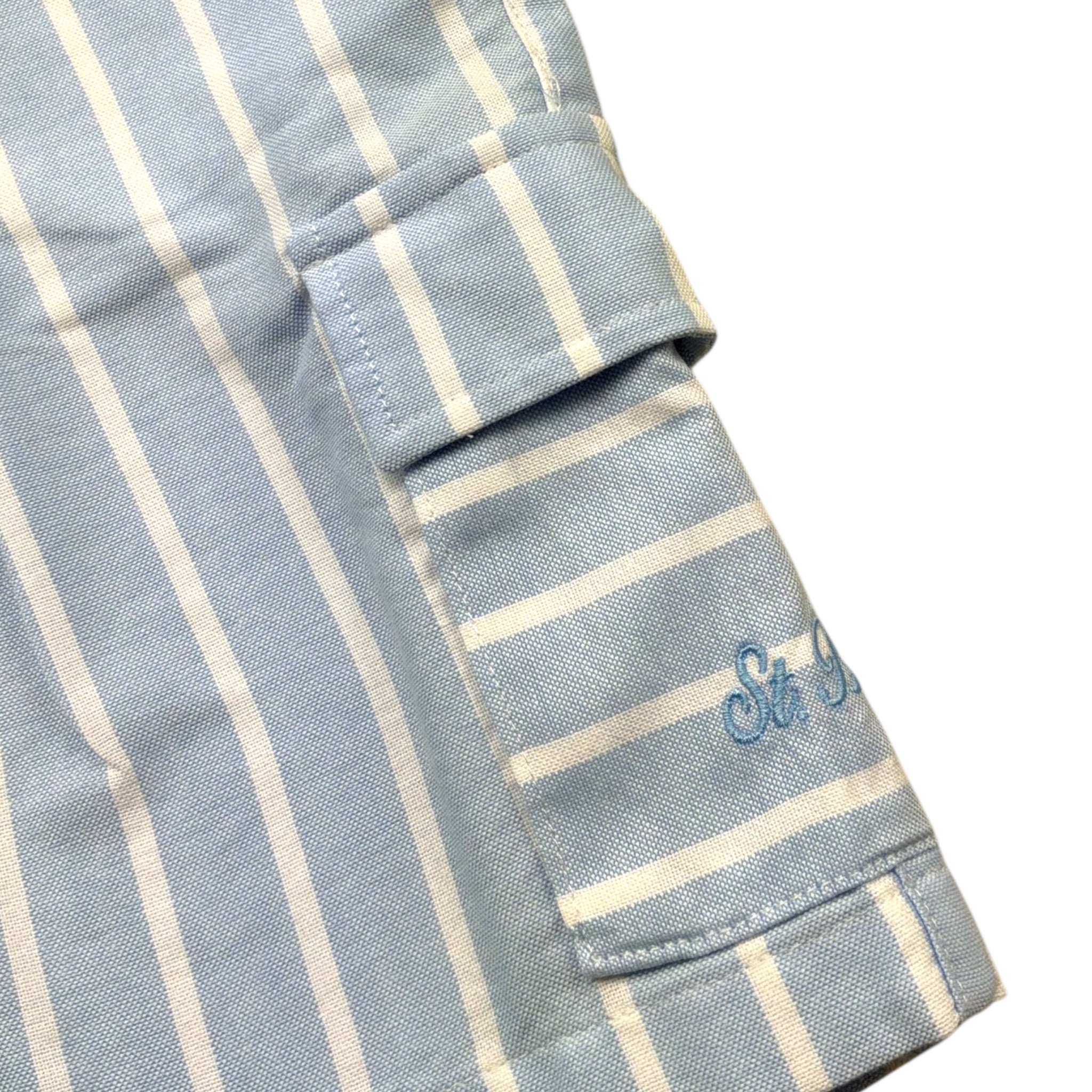 Saint Barth Bermuda Tinta Unita con Elastico In Vita per Bambino MARSEILLEEE AZZURRO SAINT BARTH 