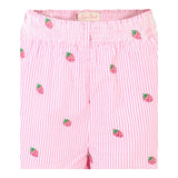 Saint Barth Short Bicolore con Fantasia A Righe per Bambina MEA001X BIANCO/ROSA SAINT BARTH 