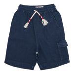 Saint Barth Bermuda Tinta Unita con Elastico In Vita per Bambino MERSEILLEJE BLU SAINT BARTH 