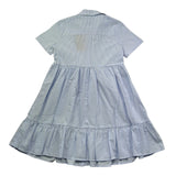 Saint Barth Abito Mezza Manica Fantasia A Righe per Bambina MISSY00 AZZURRO SAINT BARTH 