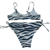 Saint Barth Costume 2 Pezzi Fascia-Mutandina per Bambina PALOMAA BLU SAINT BARTH 
