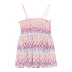 Saint Barth Top Bretelline Stampa Fantasia Traforato per Bambina RACHELT ROSA SAINT BARTH 