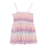 Saint Barth Top Bretelline Stampa Fantasia Traforato per Bambina RACHELT ROSA SAINT BARTH 